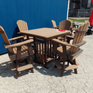 5pc Swivel Pub Set