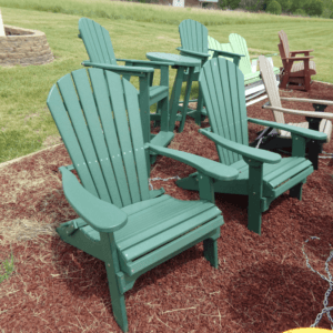 Dark Green Adirondack Set